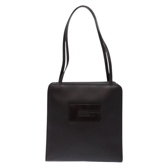 GUCCI Shoulder Bag Patent Leather Dark Brown 002 002 - Picture 2 of 12